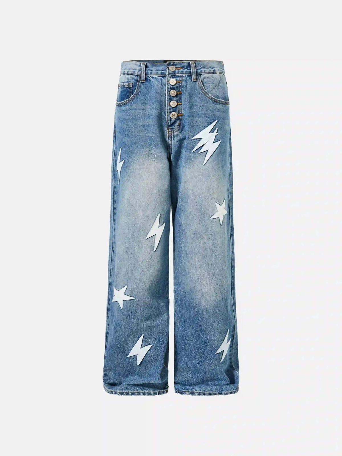 Concert Outfit American Street Lightning Straight Jeans