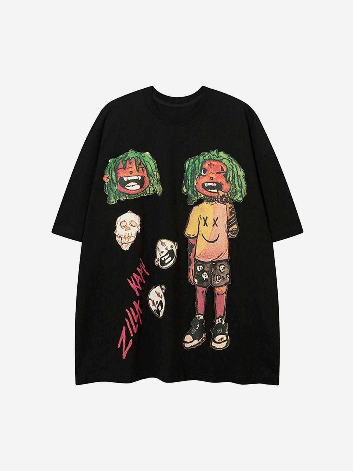 Concert Outfit Anime Character Printed T-Shirt