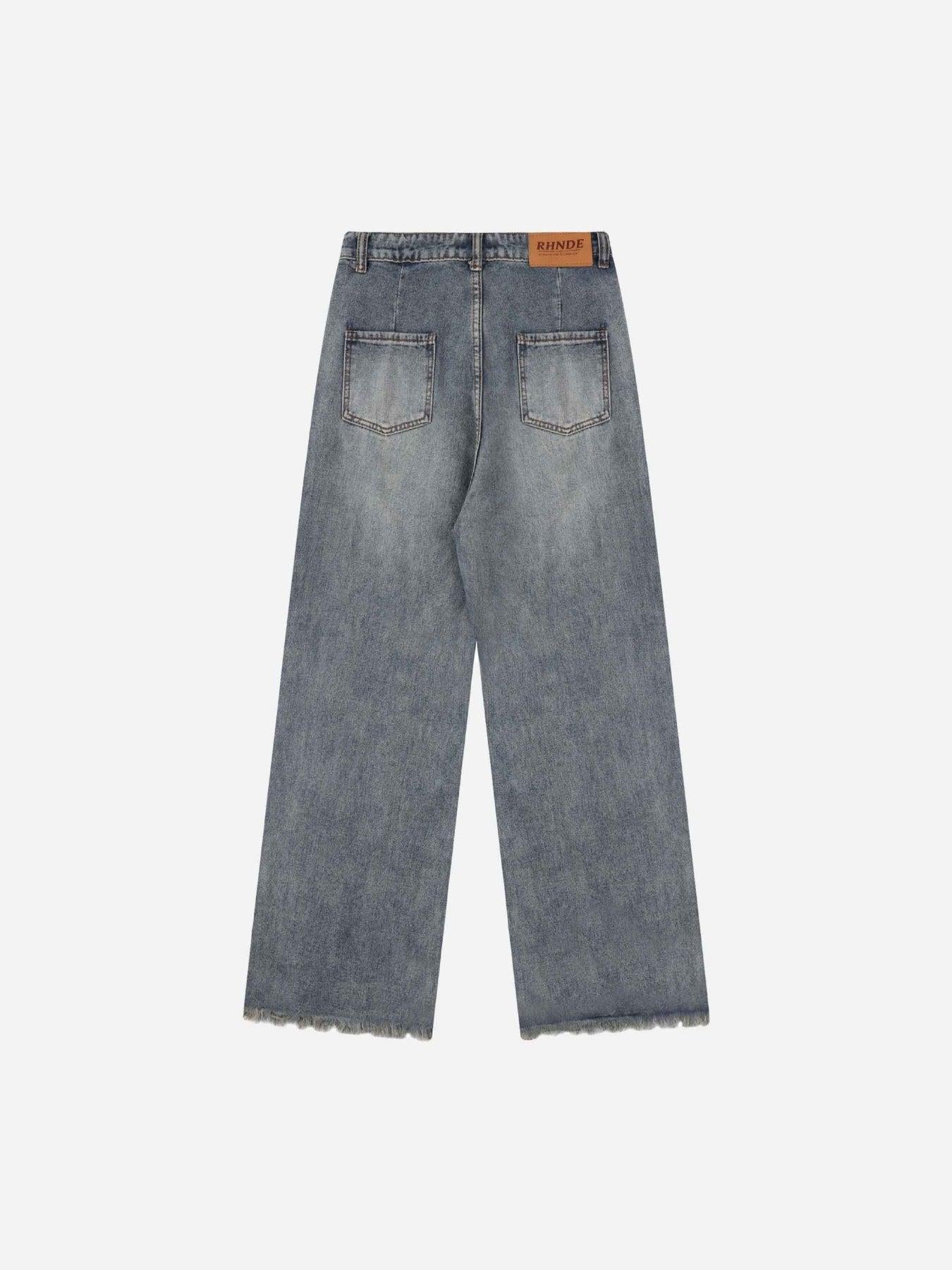 Concert Outfit Appliqued Butterfly Embroidered Jeans
