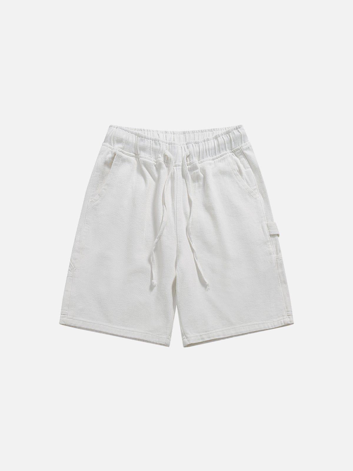 Concert Outfit Basic Drawstring Washed Jorts