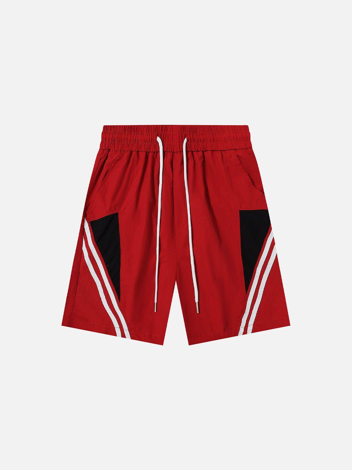 Concert Outfit Basic Stripe Shorts