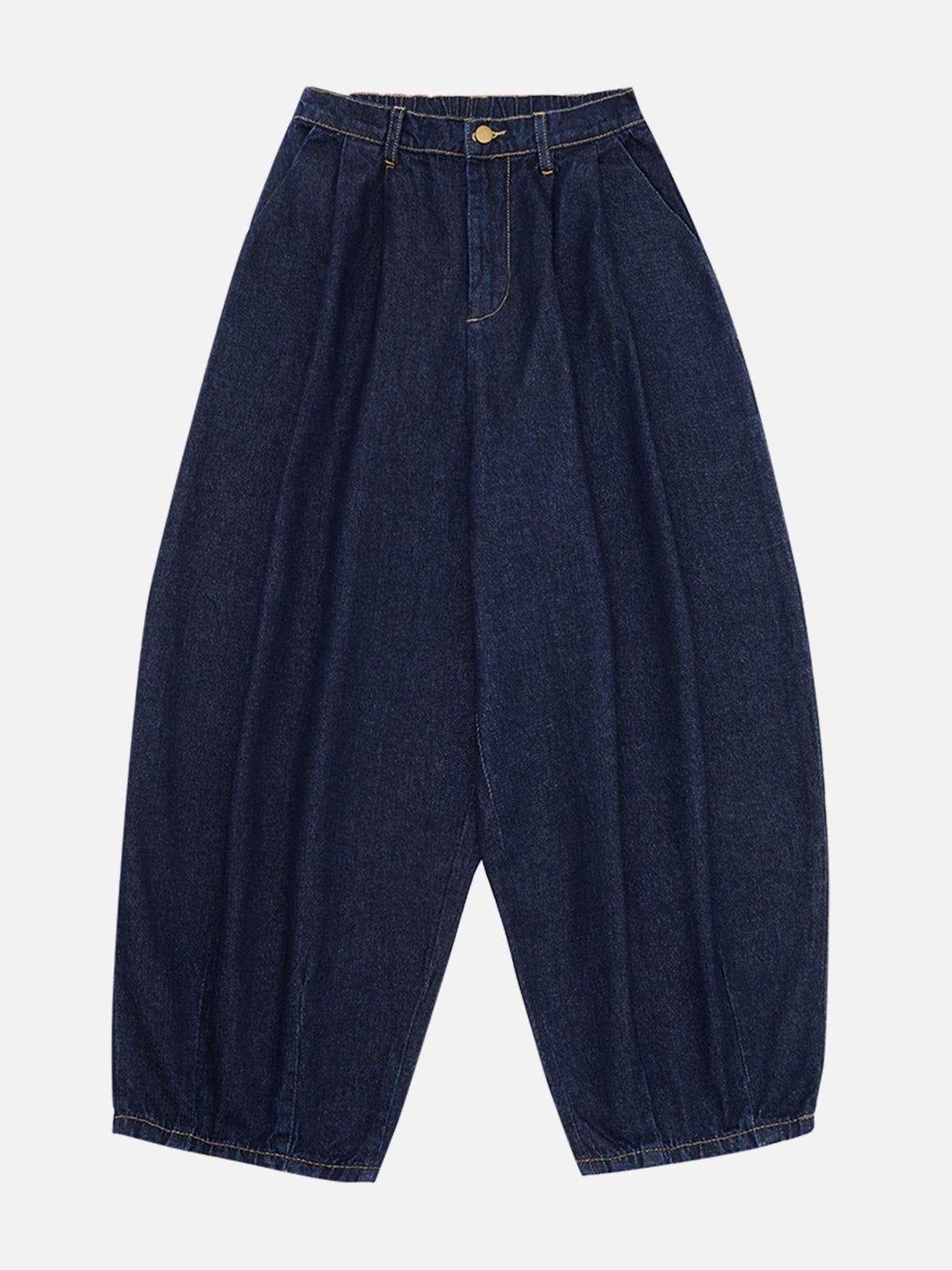 Concert Outfit Basic Tapered Baggy Jeans