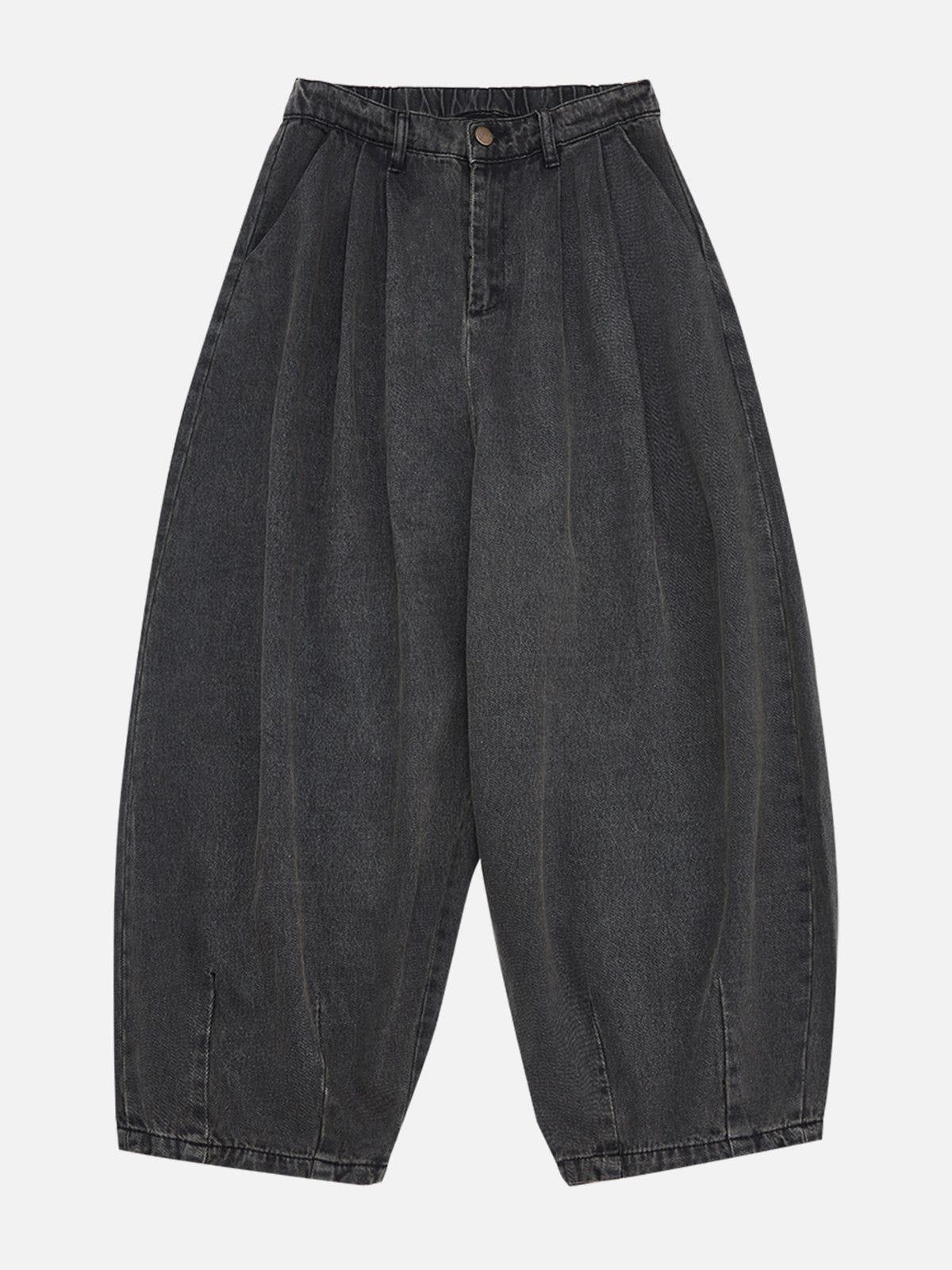 Concert Outfit Basic Tapered Baggy Jeans