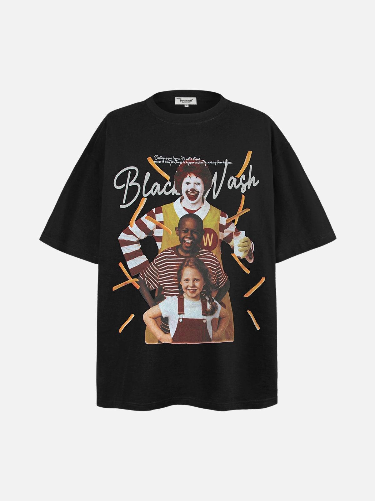 Concert Outfit Black Wash Cultural Mashup Tee