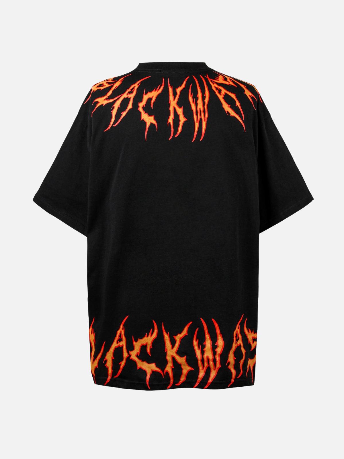 Concert Outfit Blaze Ascend Fiery Design Tee