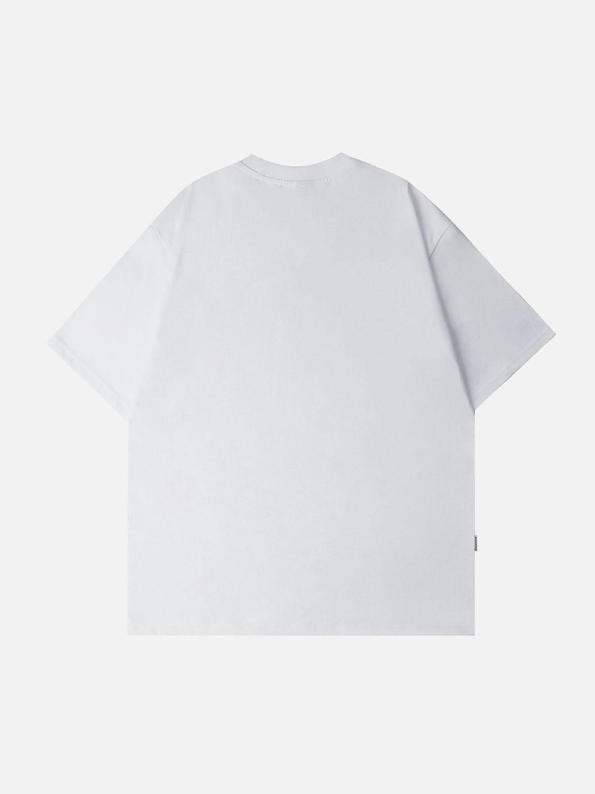 Concert Outfit Blurring Tulip Print Tee
