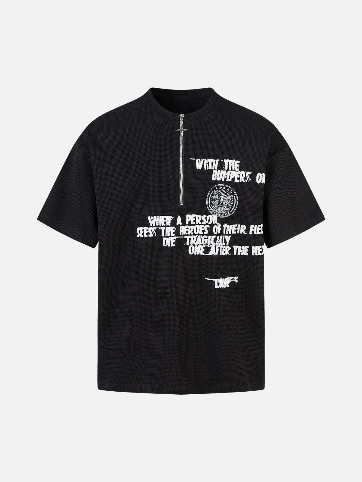 Concert Outfit Bold Statement Graphic T-Shirt