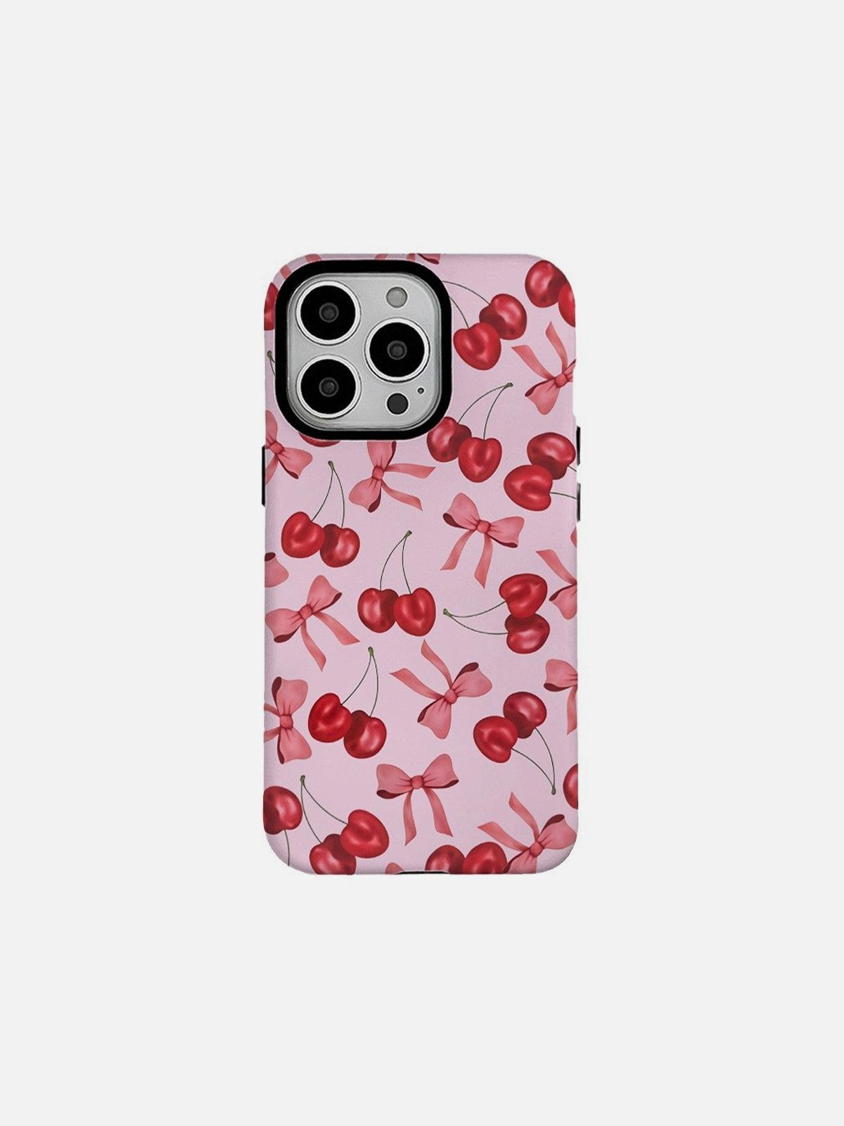 Concert Outfit Bow Cherry Graphic Phone Case