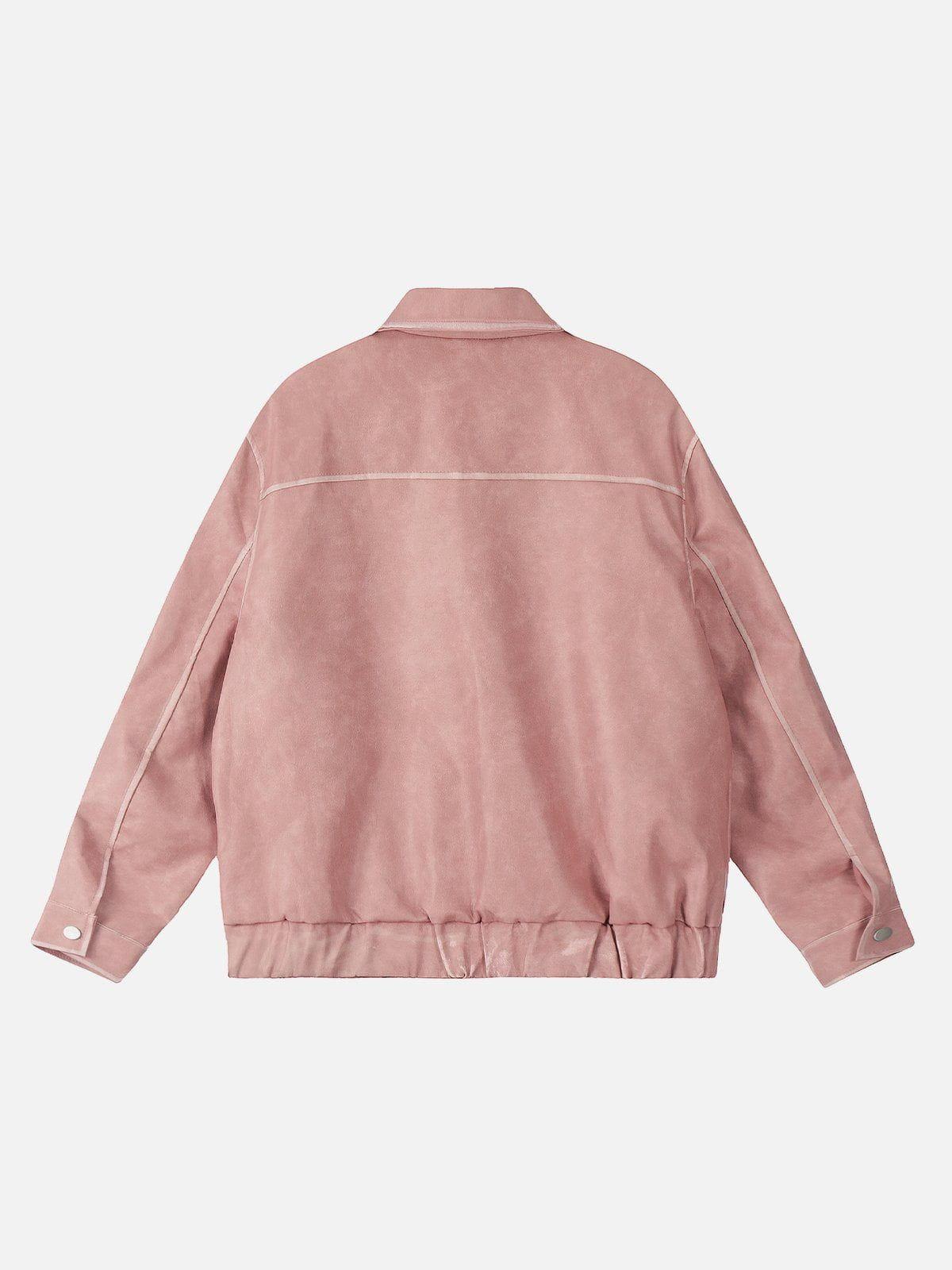 Concert Outfit Bow Cropped Faux Leather Jacket