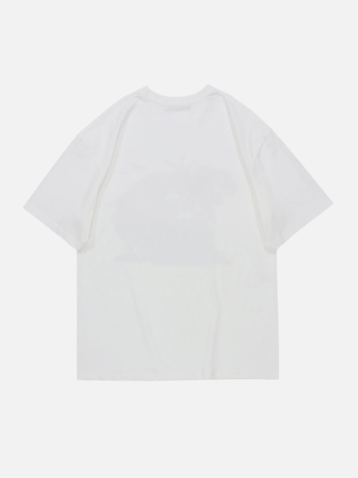Concert Outfit Cartoon Car Print Tee