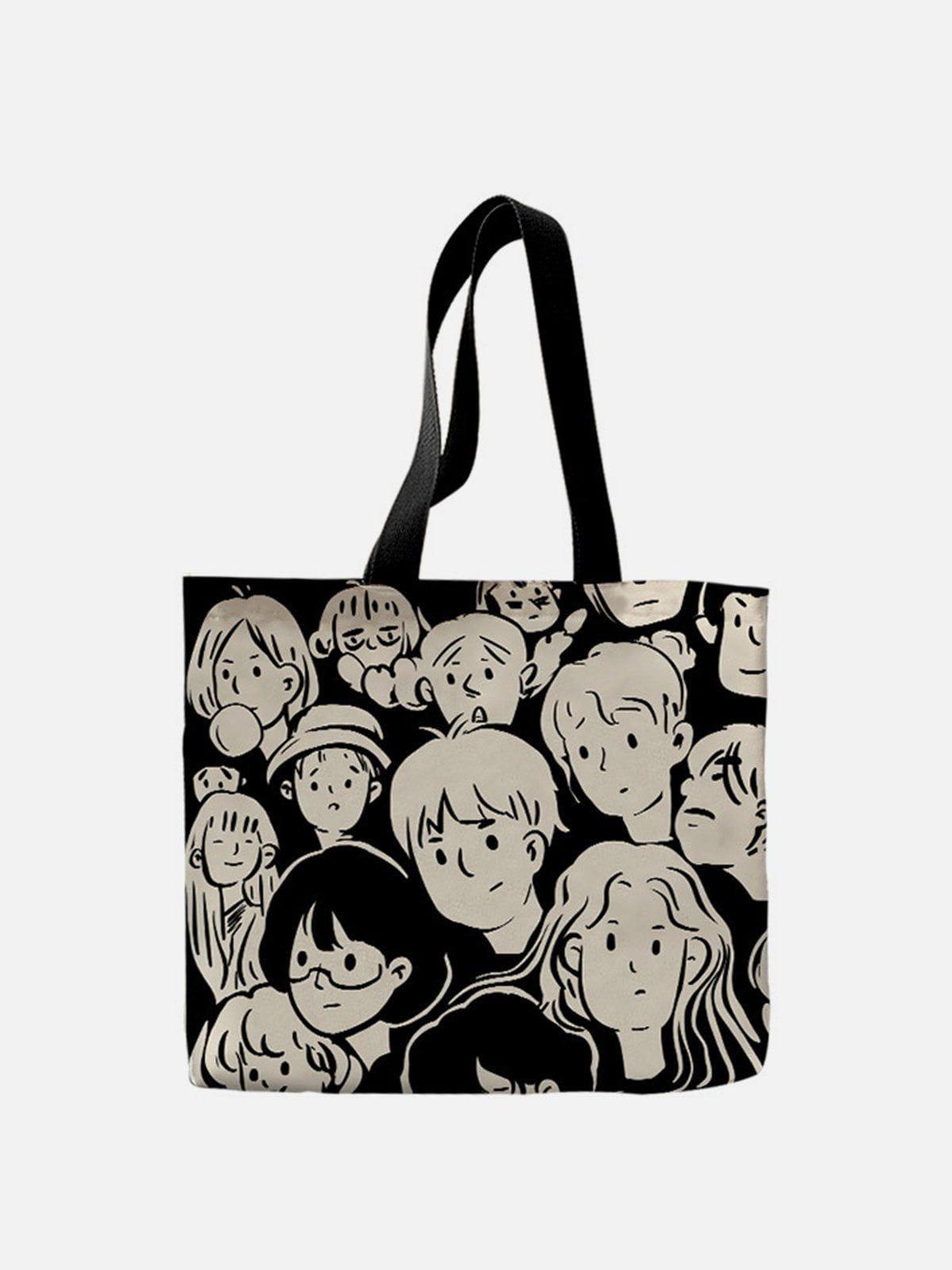 Concert Outfit Cartoon Character Print Bag