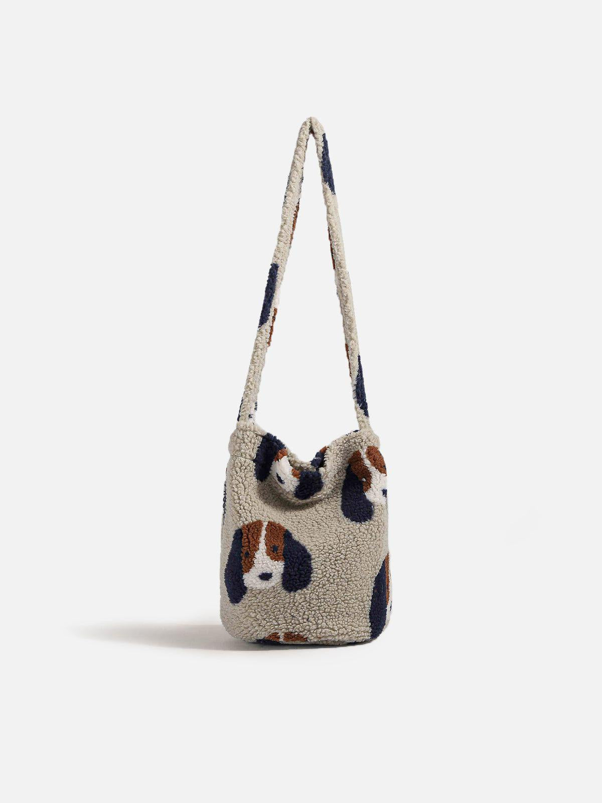 Concert Outfit Cartoon Dog Plush Bag