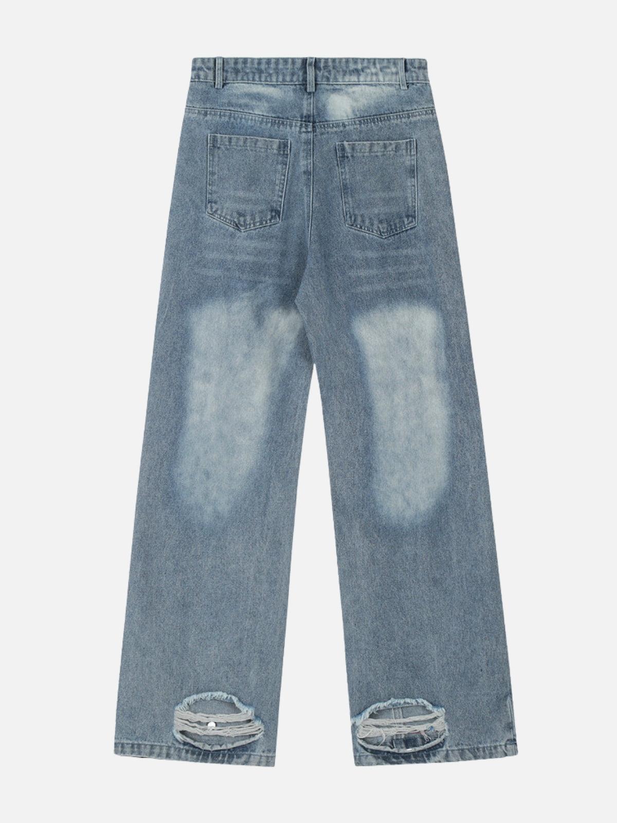 Concert Outfit Circle Cut-Out Jeans
