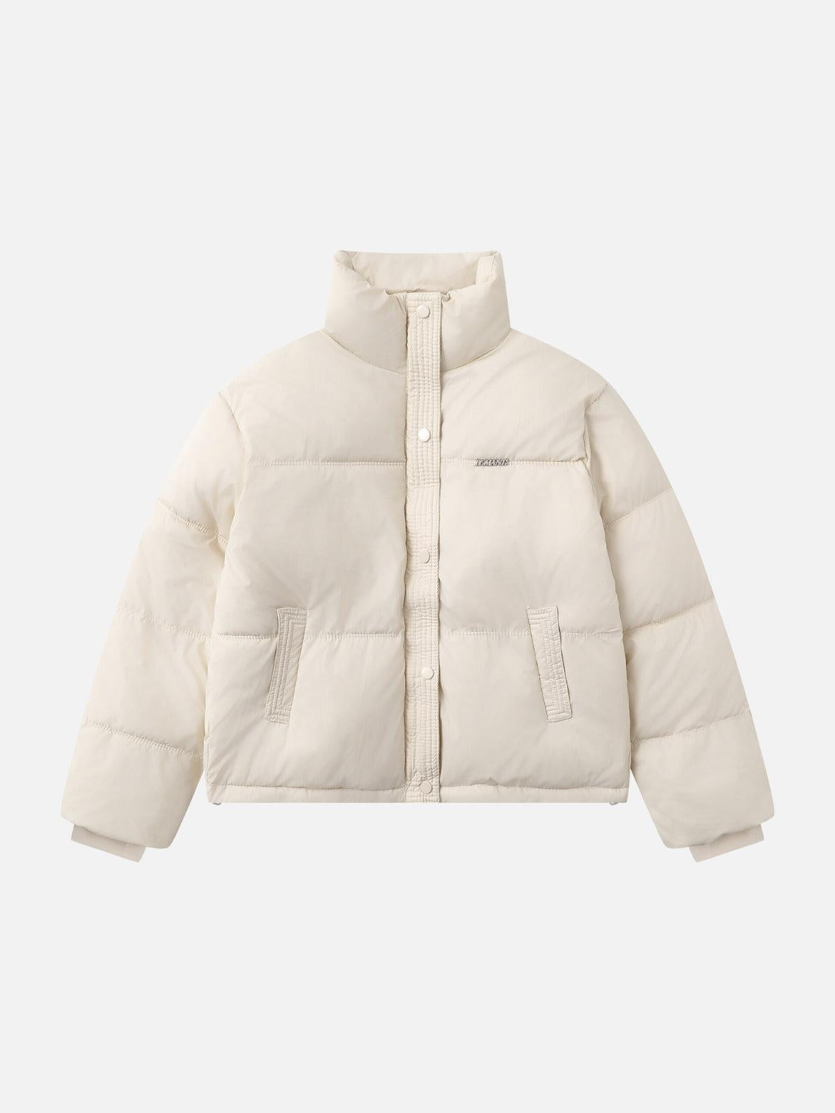 Concert Outfit Classic Stand Collar Puffer Coat