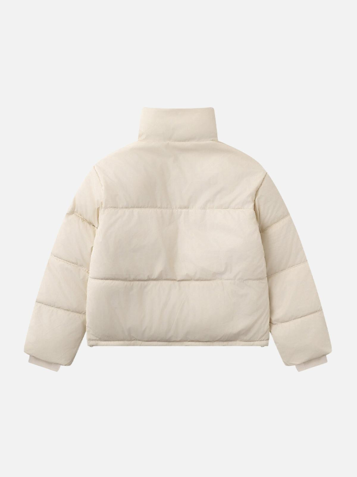 Concert Outfit Classic Stand Collar Puffer Coat