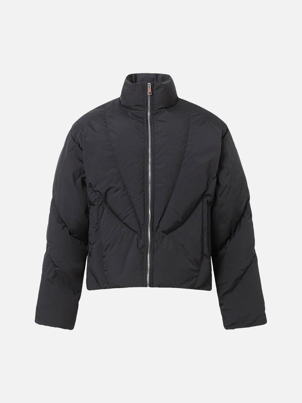 Concert Outfit Classic Stand Collar Puffer Jacket