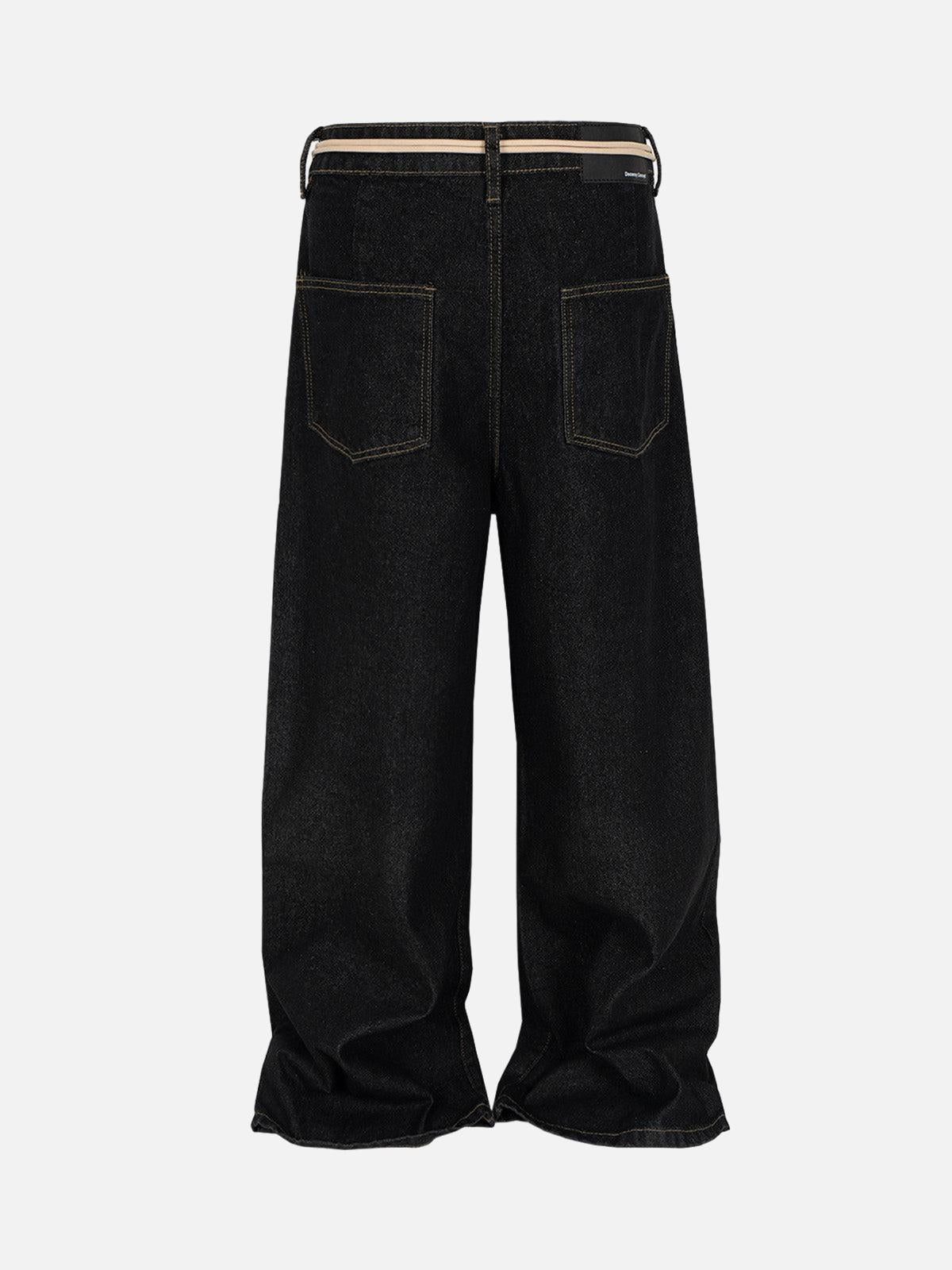 Concert Outfit Cleanfit Buckle Belt Baggy Jeans