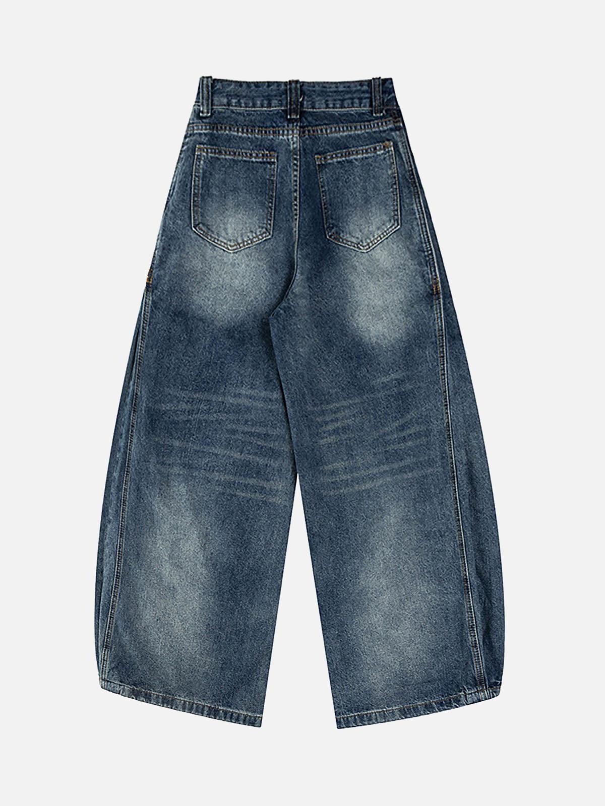 Concert Outfit Cleanfit Washed Barrel Jeans