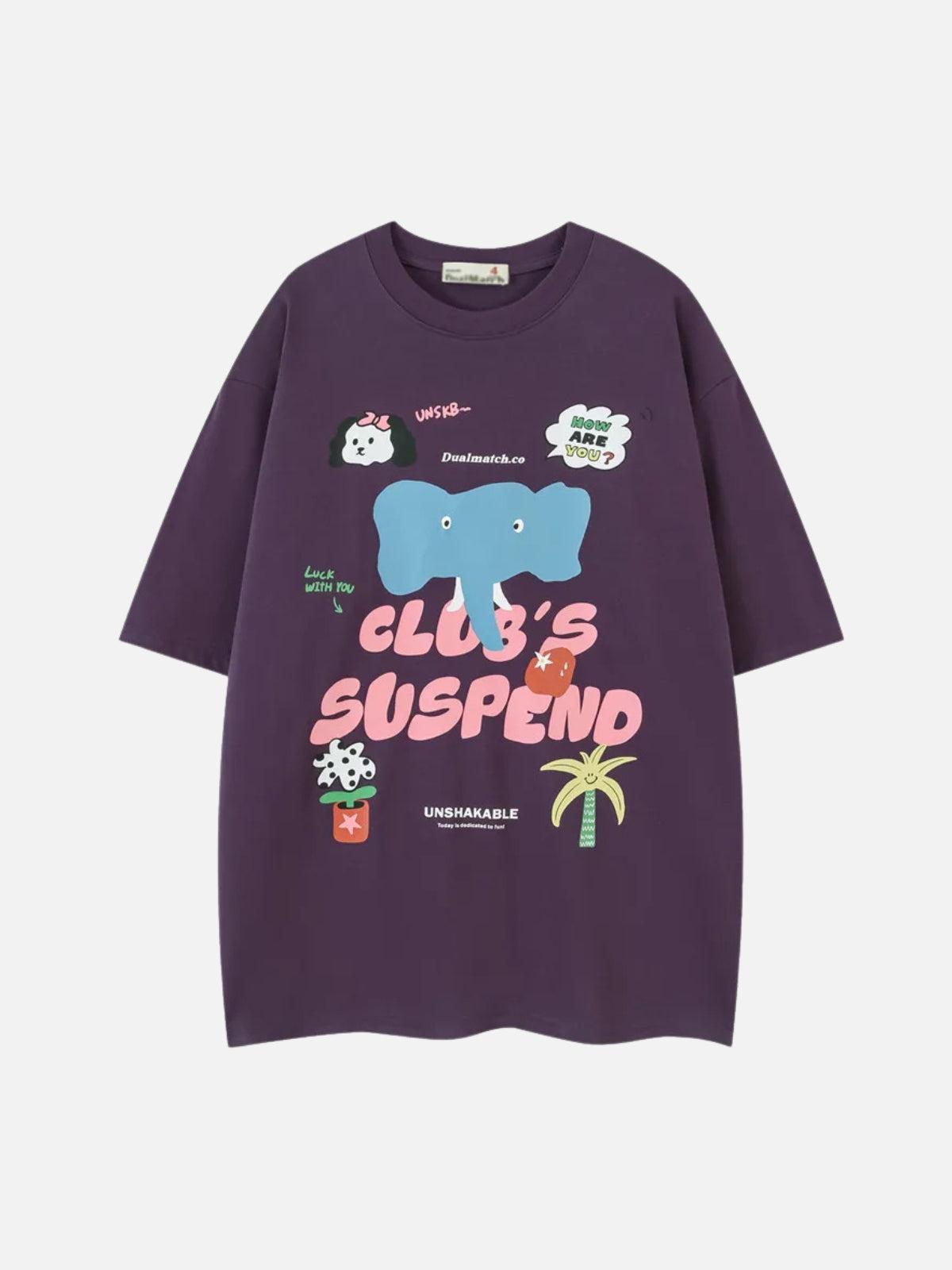 Concert Outfit Club Suspend Cartoon Tee