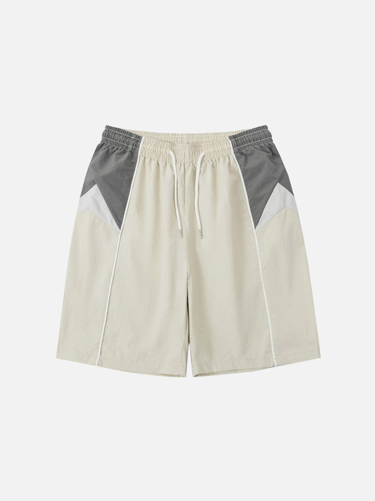 Concert Outfit Color Blocking Athleisure Shorts
