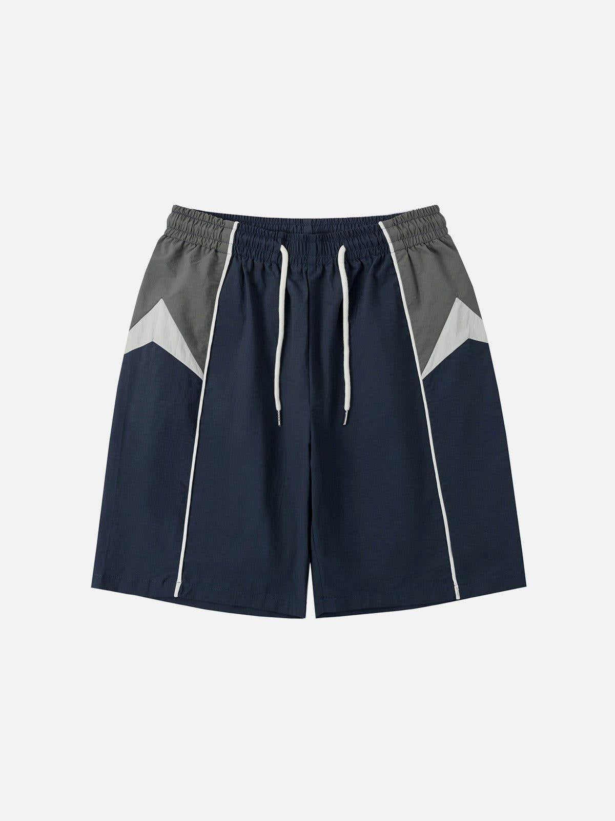 Concert Outfit Color Blocking Athleisure Shorts