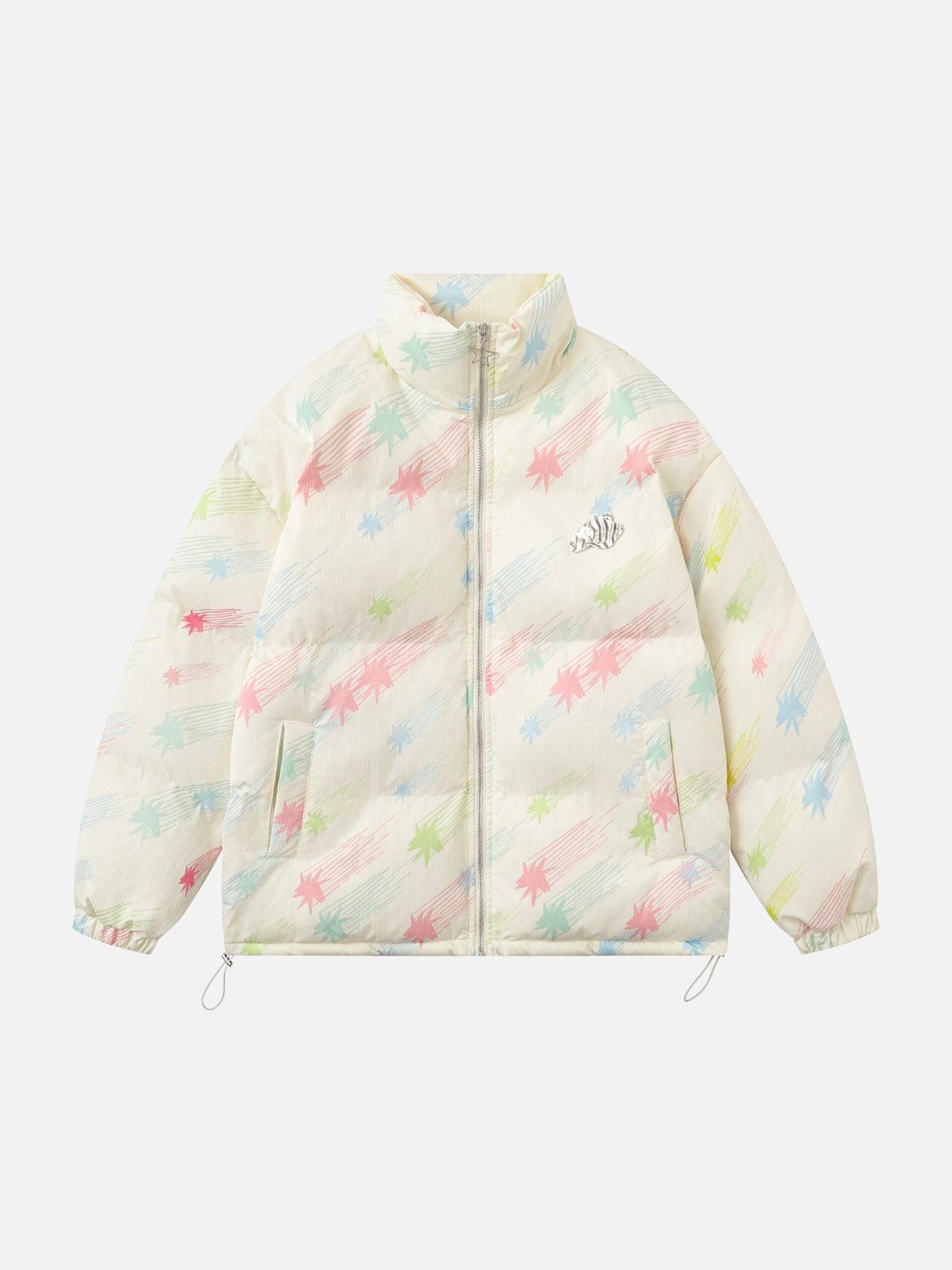 Concert Outfit Colorburst Cotton Coat