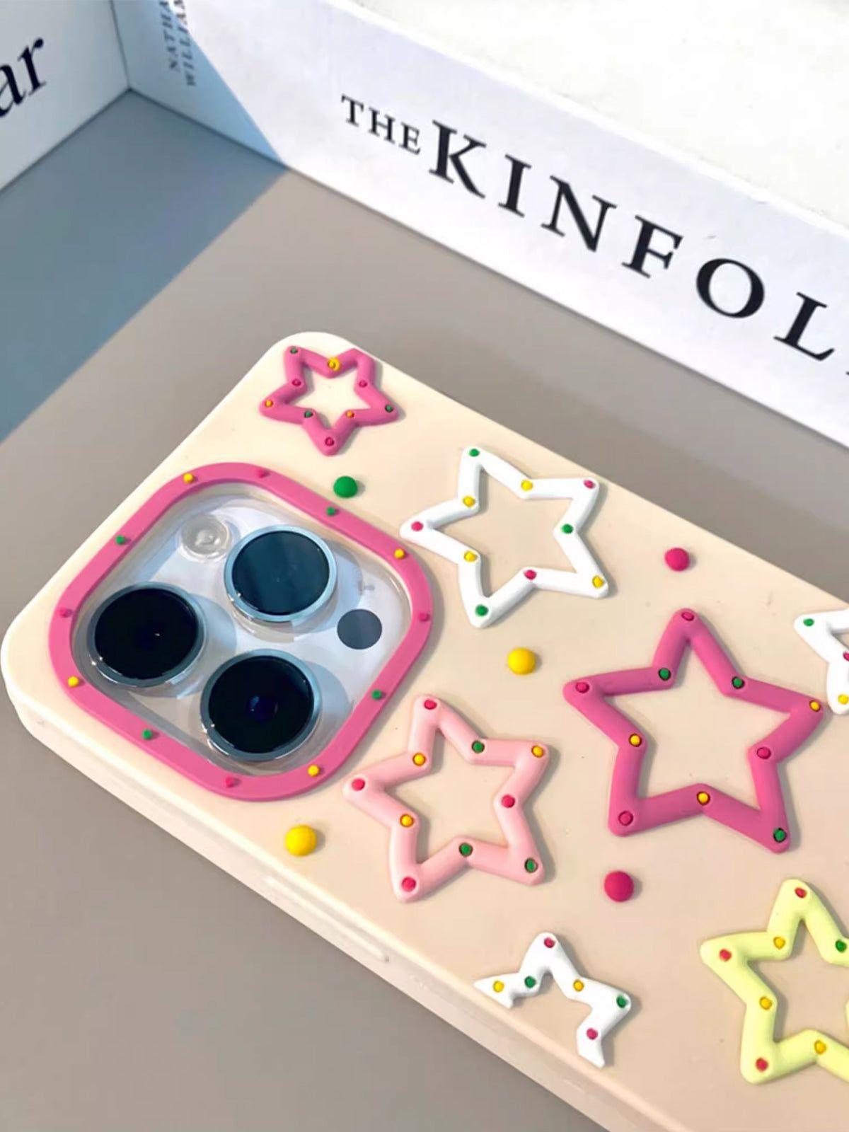Concert Outfit Colourful Star Phone Case