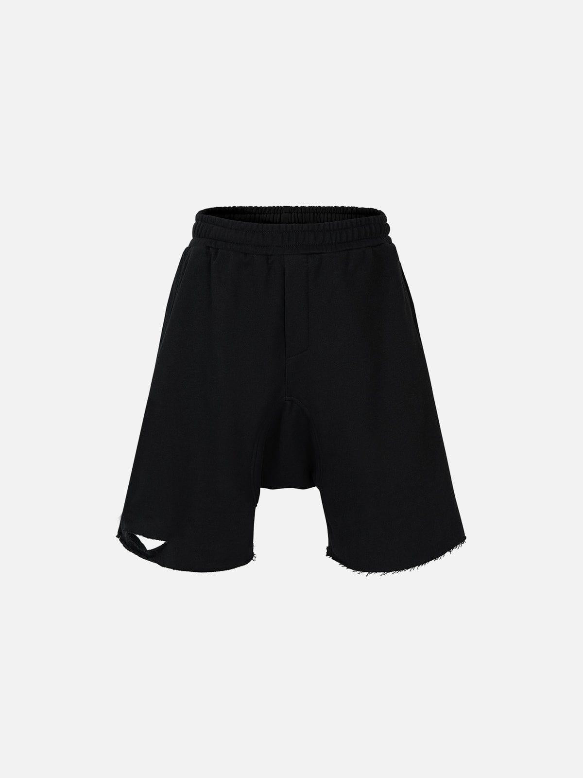 Concert Outfit Cut Distressed Shorts