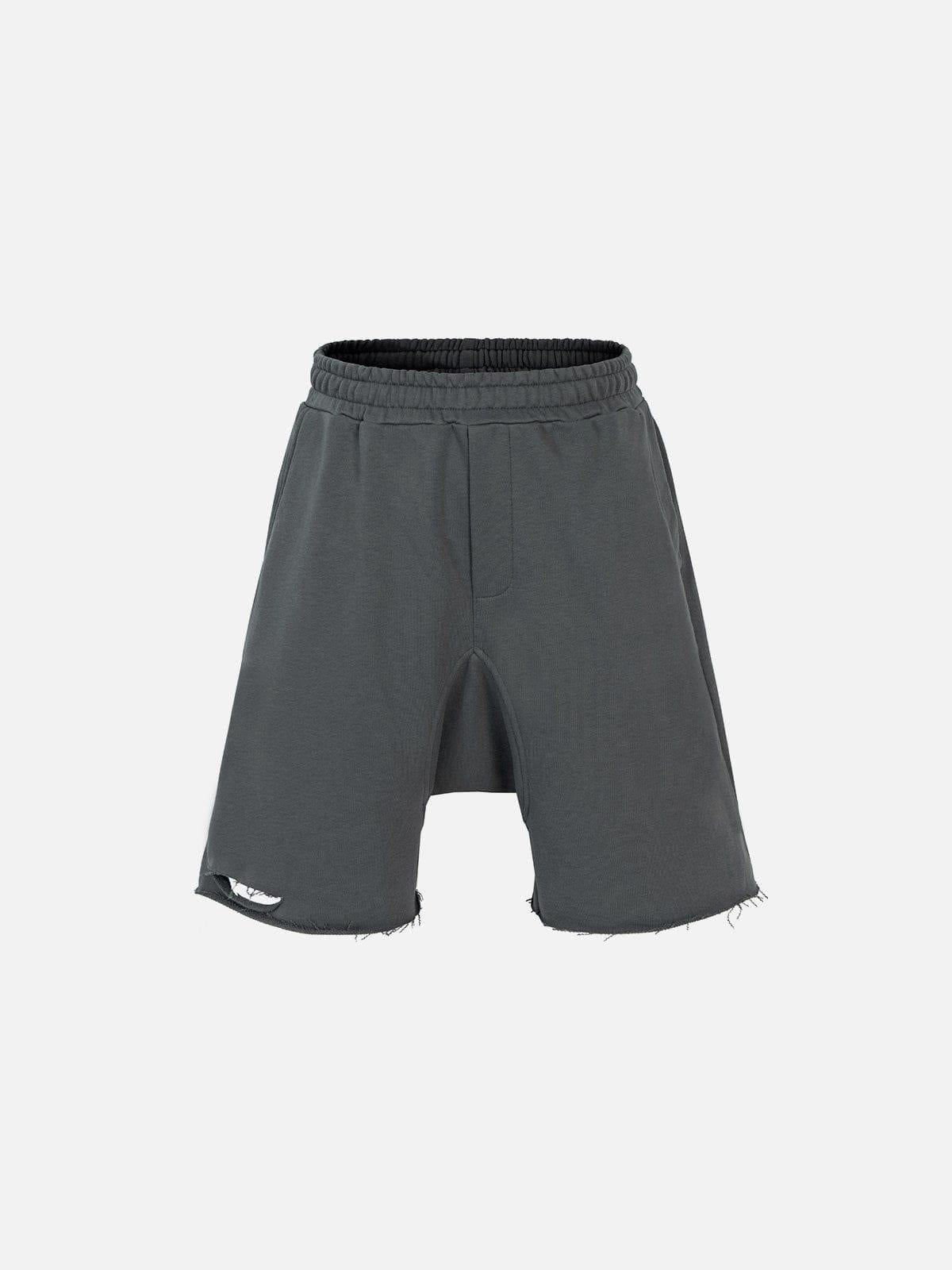 Concert Outfit Cut Distressed Shorts
