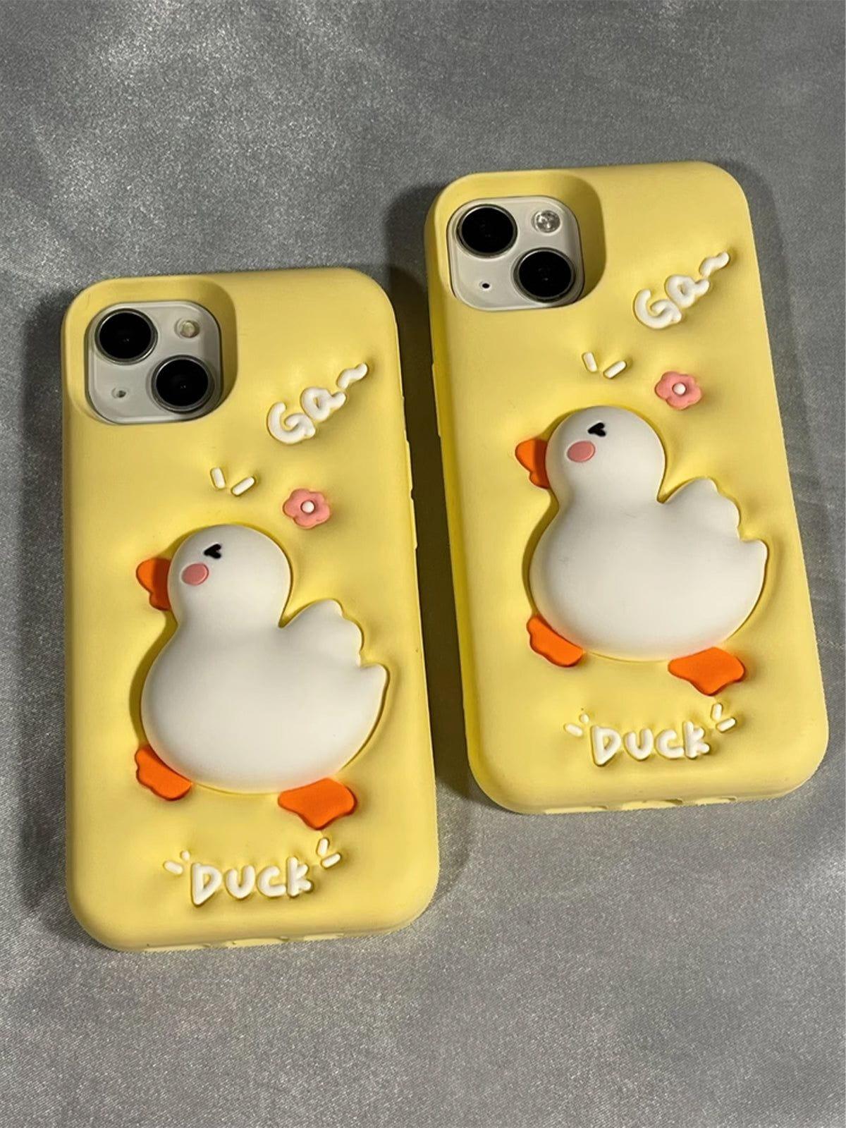 Concert Outfit Cute 3D Duck Phone Case