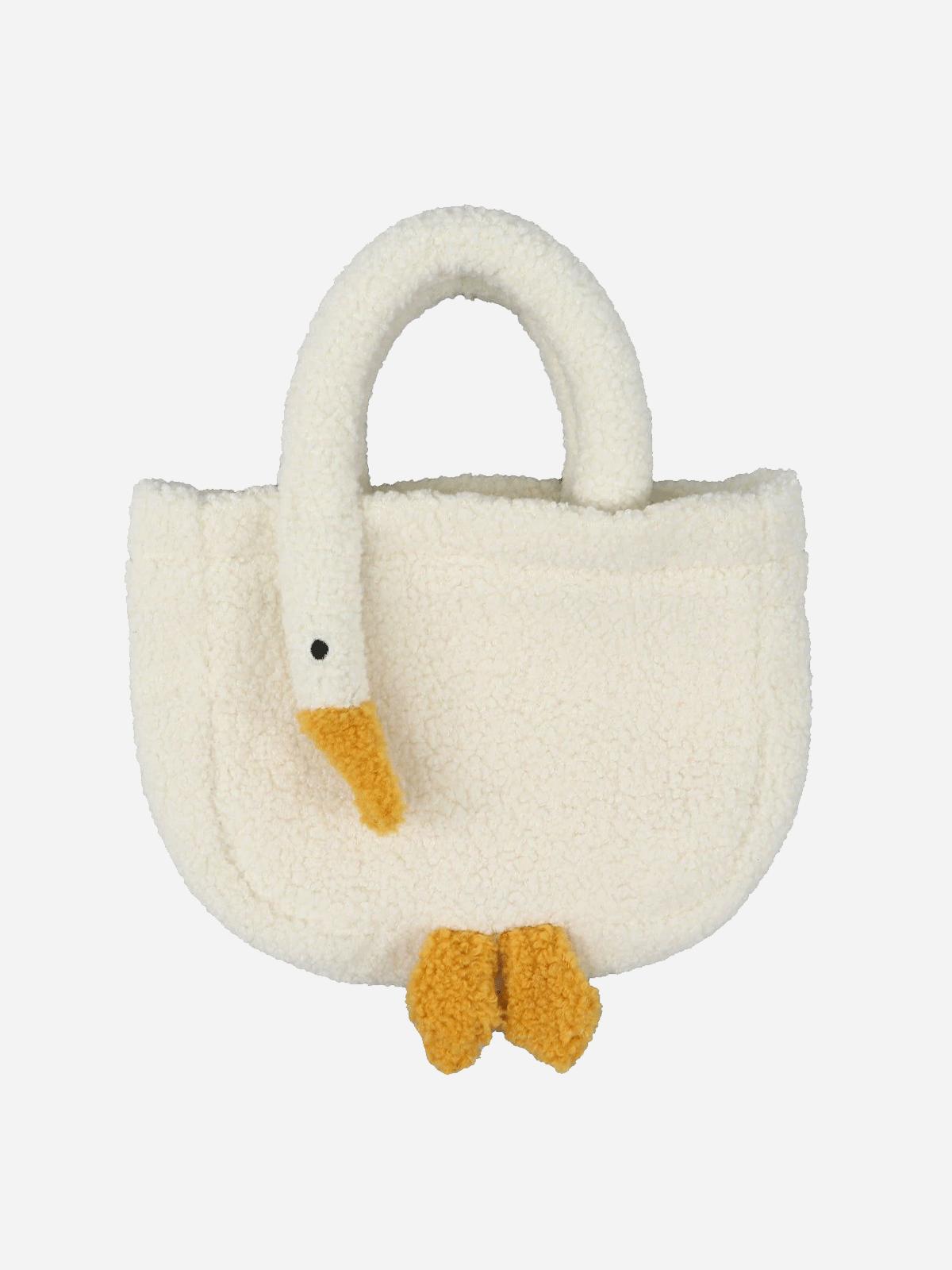 Concert Outfit Cute Goose Sherpa Bag
