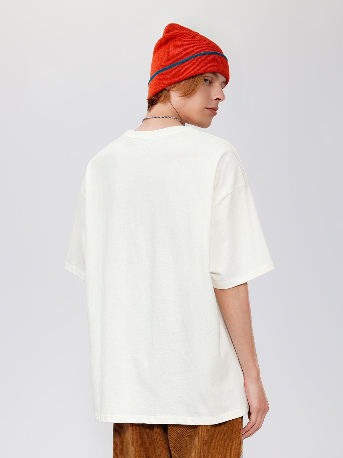 Concert Outfit Dairy Cow Print Cotton Tee