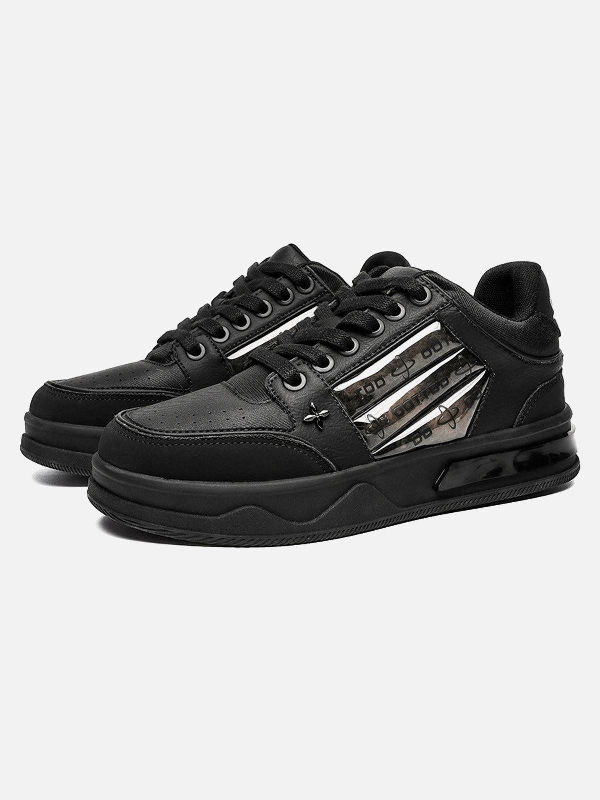 Concert Outfit Dark Embroidered Letters Skate Shoes