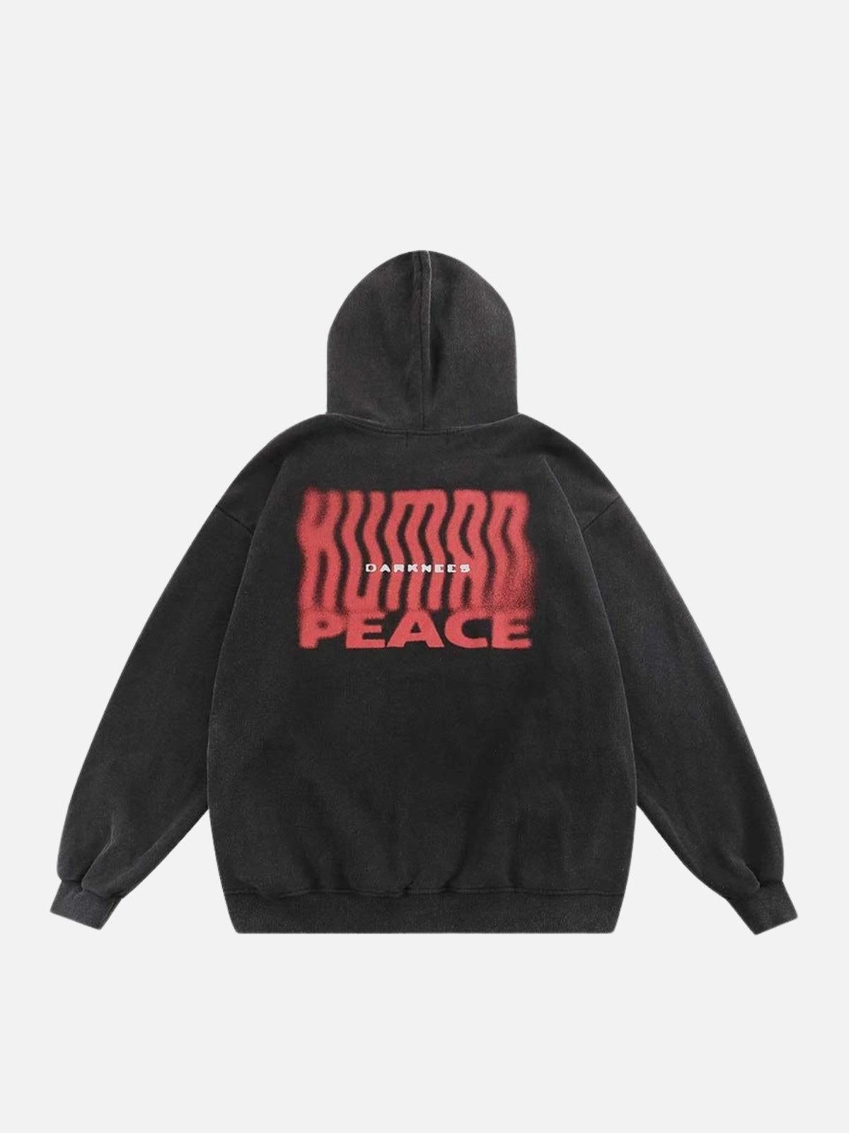 Concert Outfit Darkness Shadow Graphic Hoodie