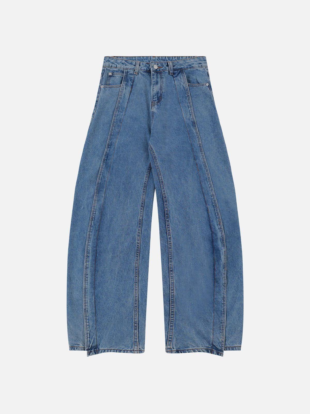 Concert Outfit Deconstruction Design Loose Jeans
