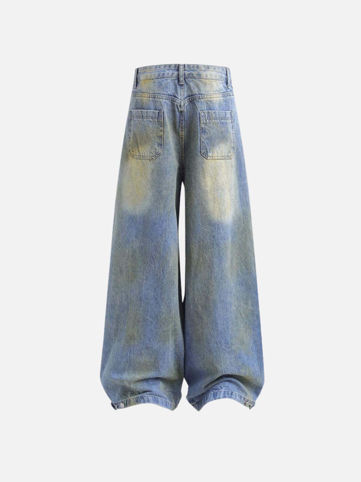 Concert Outfit Deconstructive Patchwork Jeans