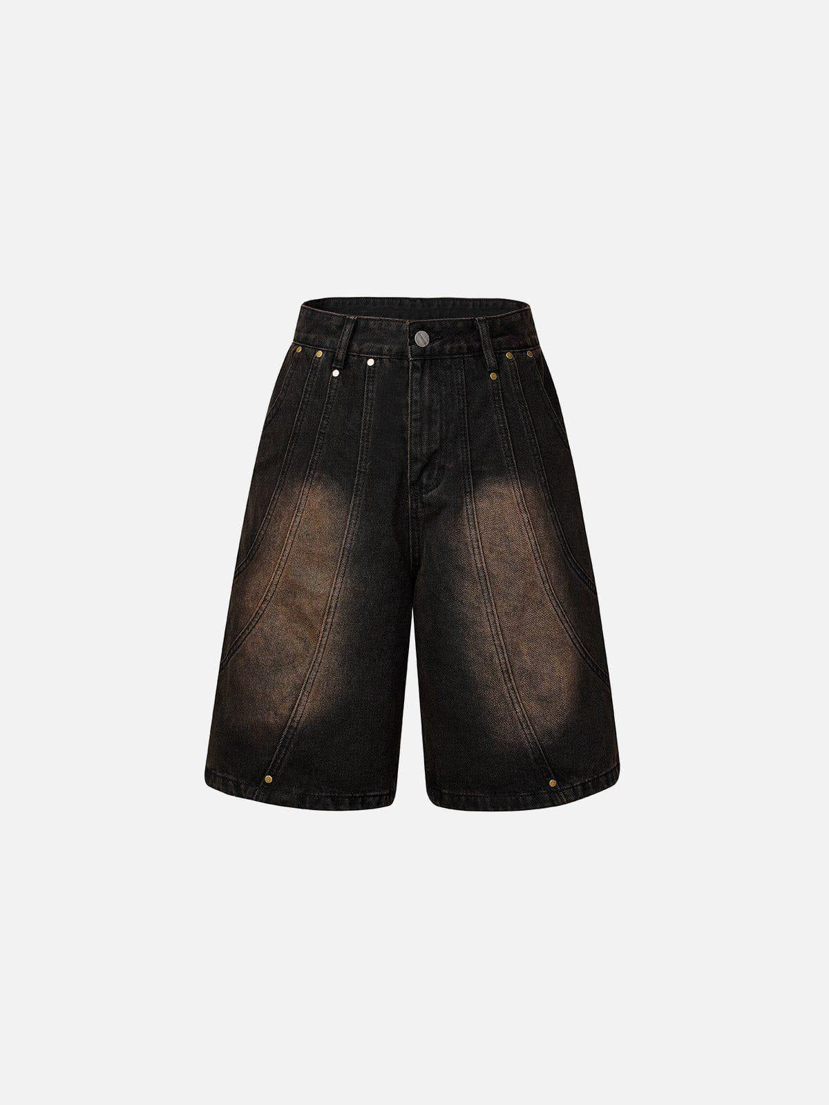 Concert Outfit Deconstructive Washed Jorts