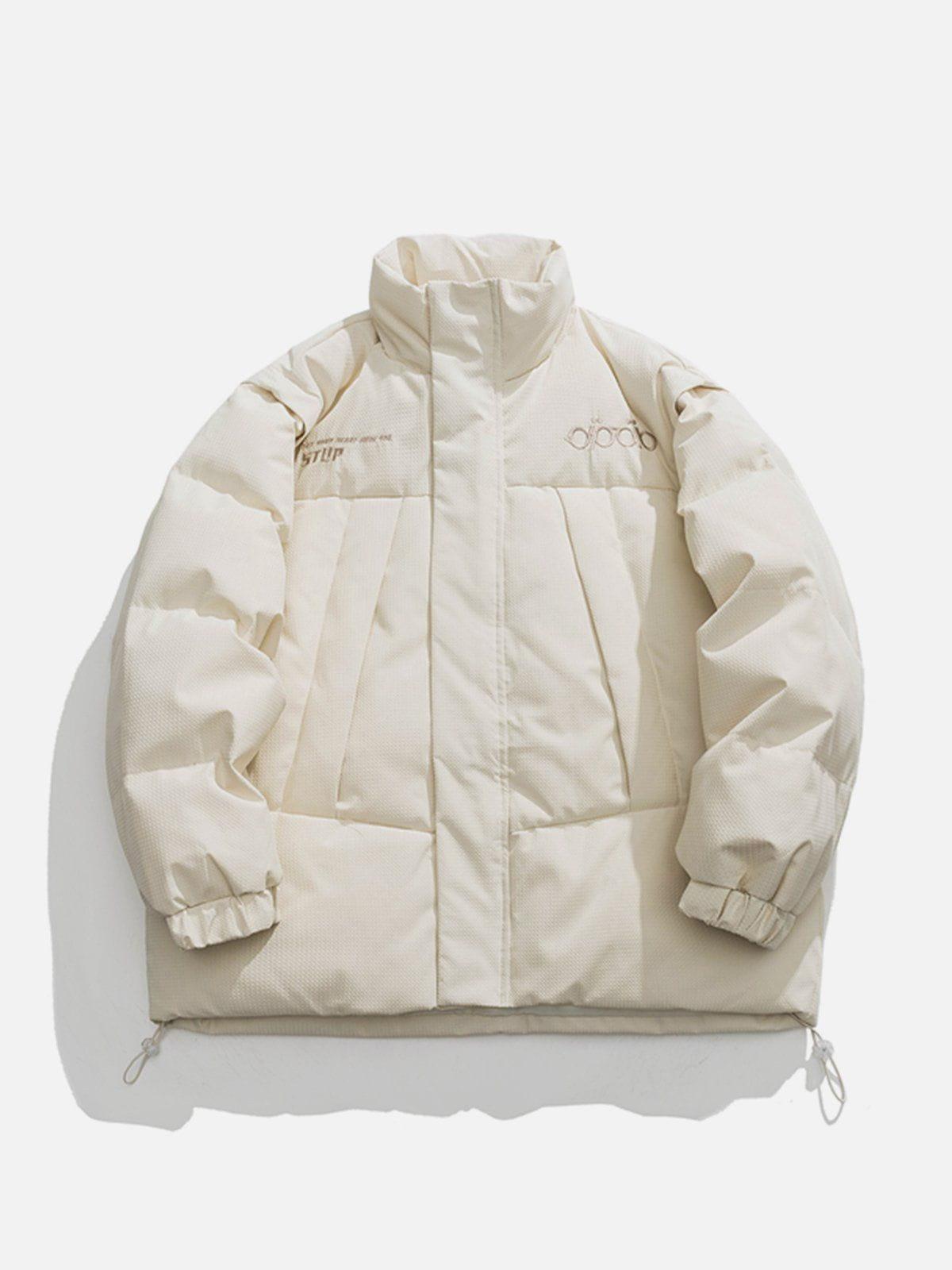 Concert Outfit Detachable Sleeve Winter Coat