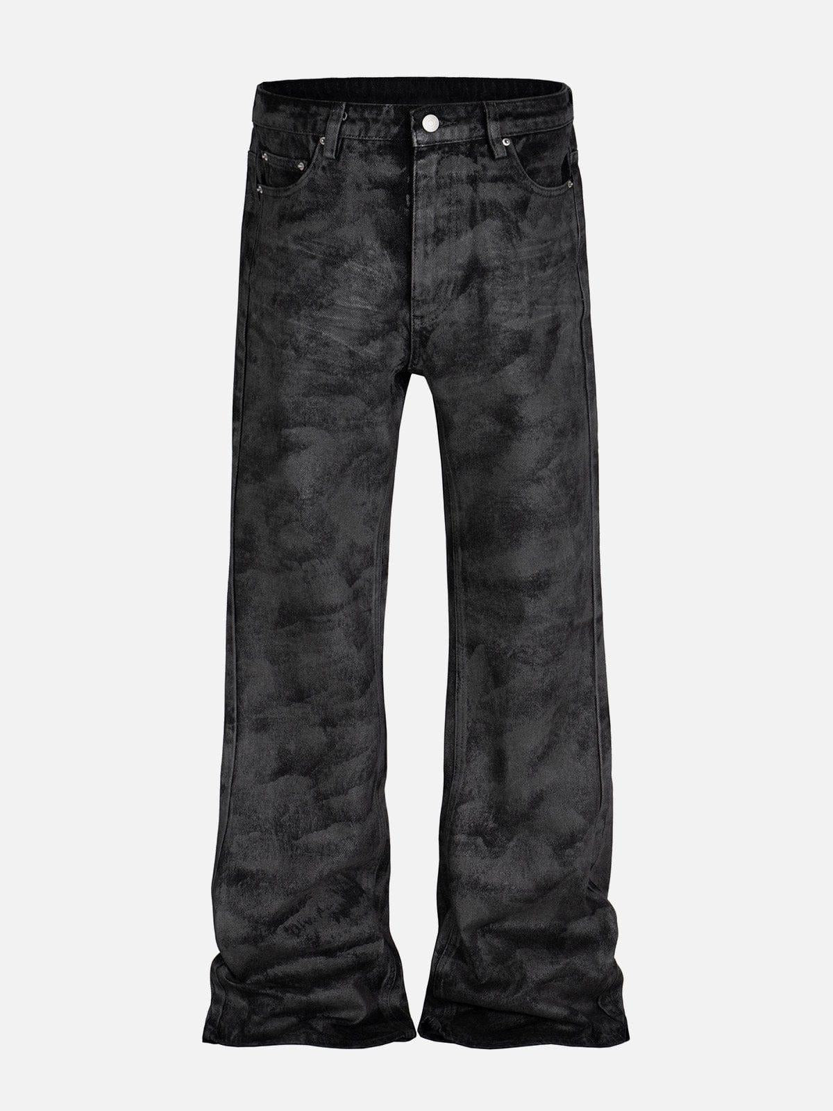 Concert Outfit Dip-Dye Washed Jeans