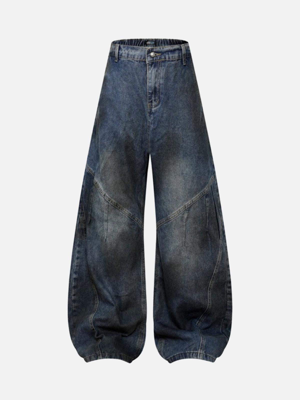 Concert Outfit Dirty Dye Baggy Barrel Jeans