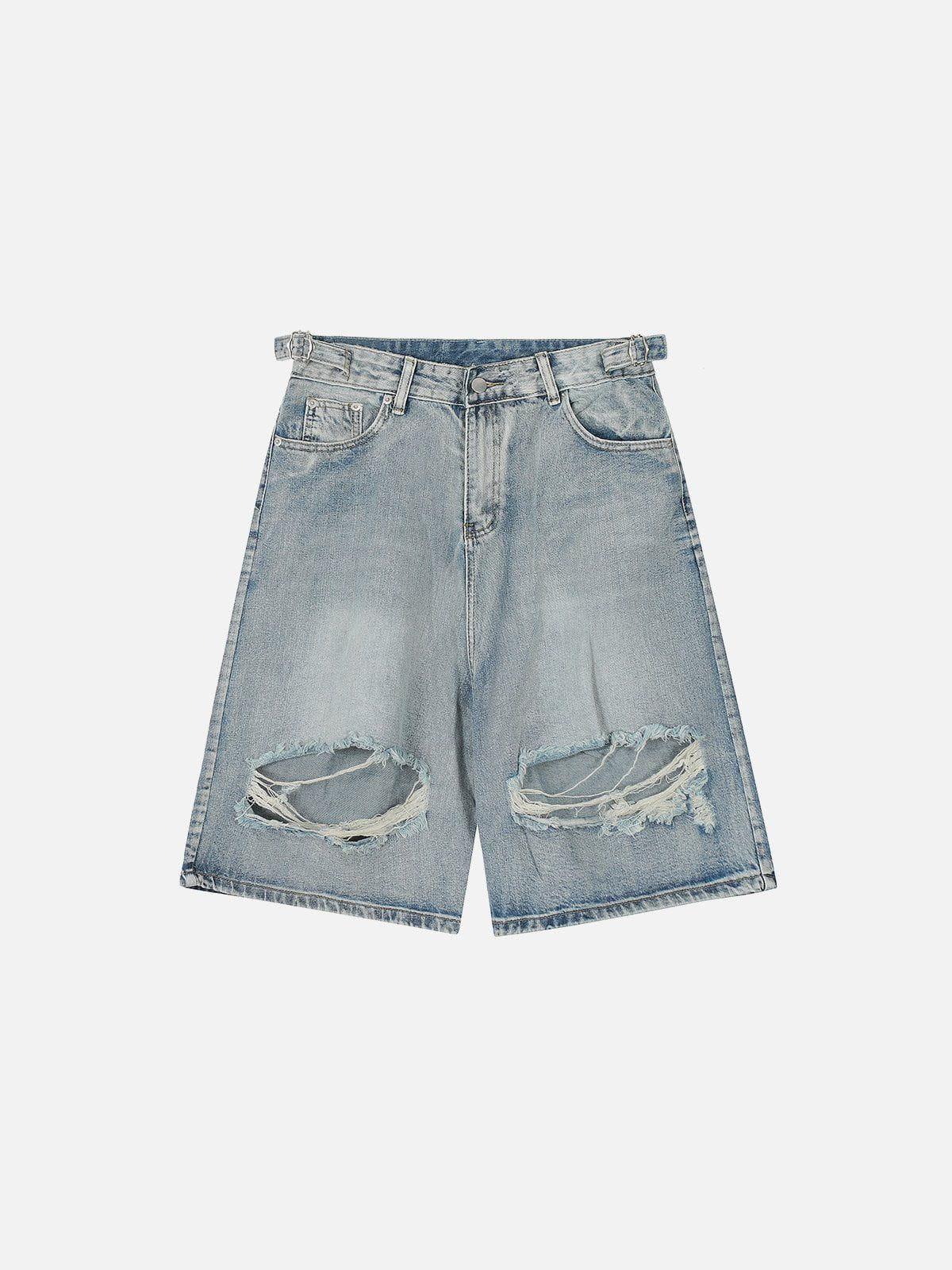 Concert Outfit Distressed Fringe Jorts