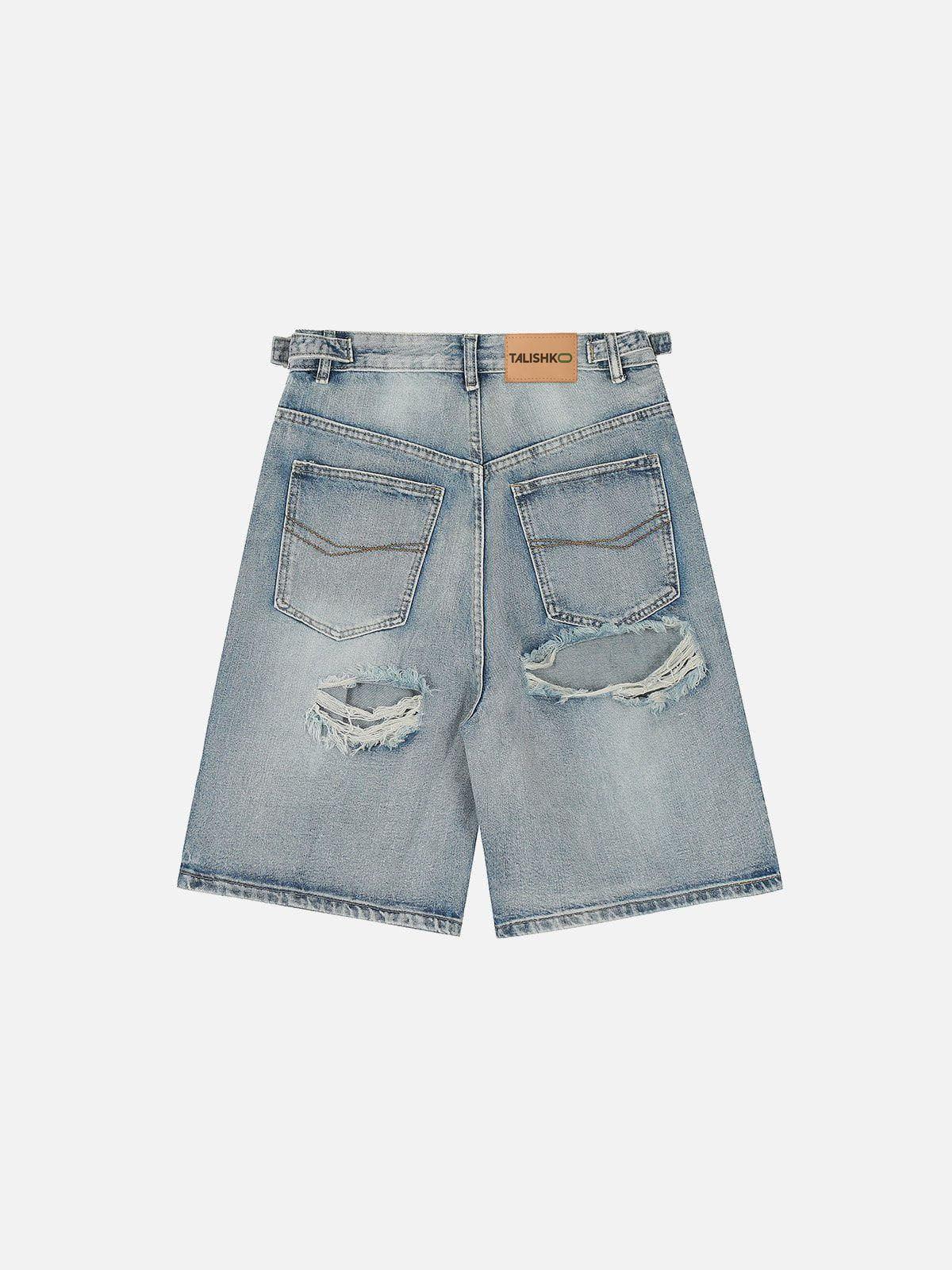 Concert Outfit Distressed Fringe Jorts