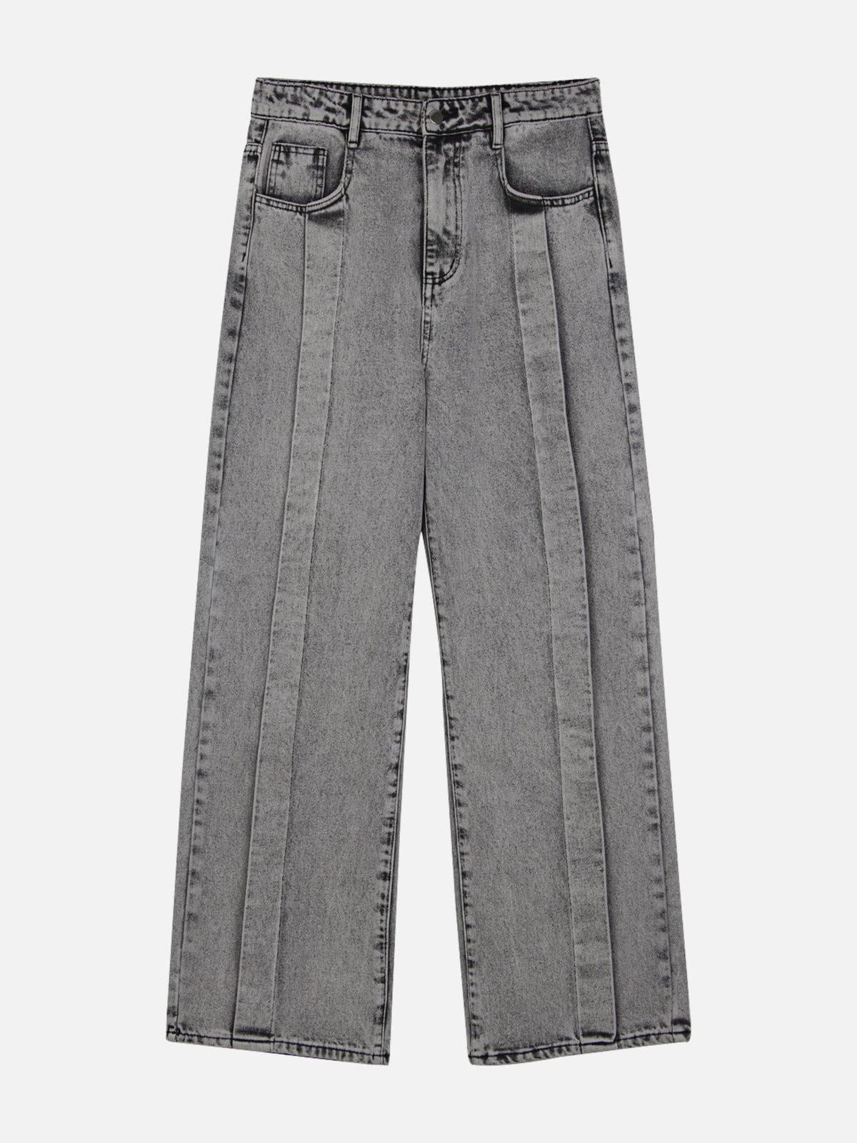 Concert Outfit Distressed Patchwork Jeans