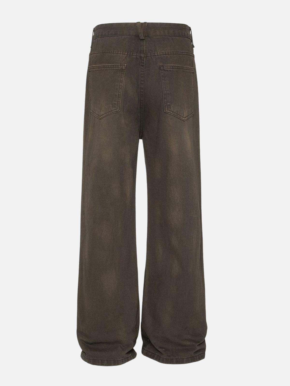 Concert Outfit Distressed Washed Jeans