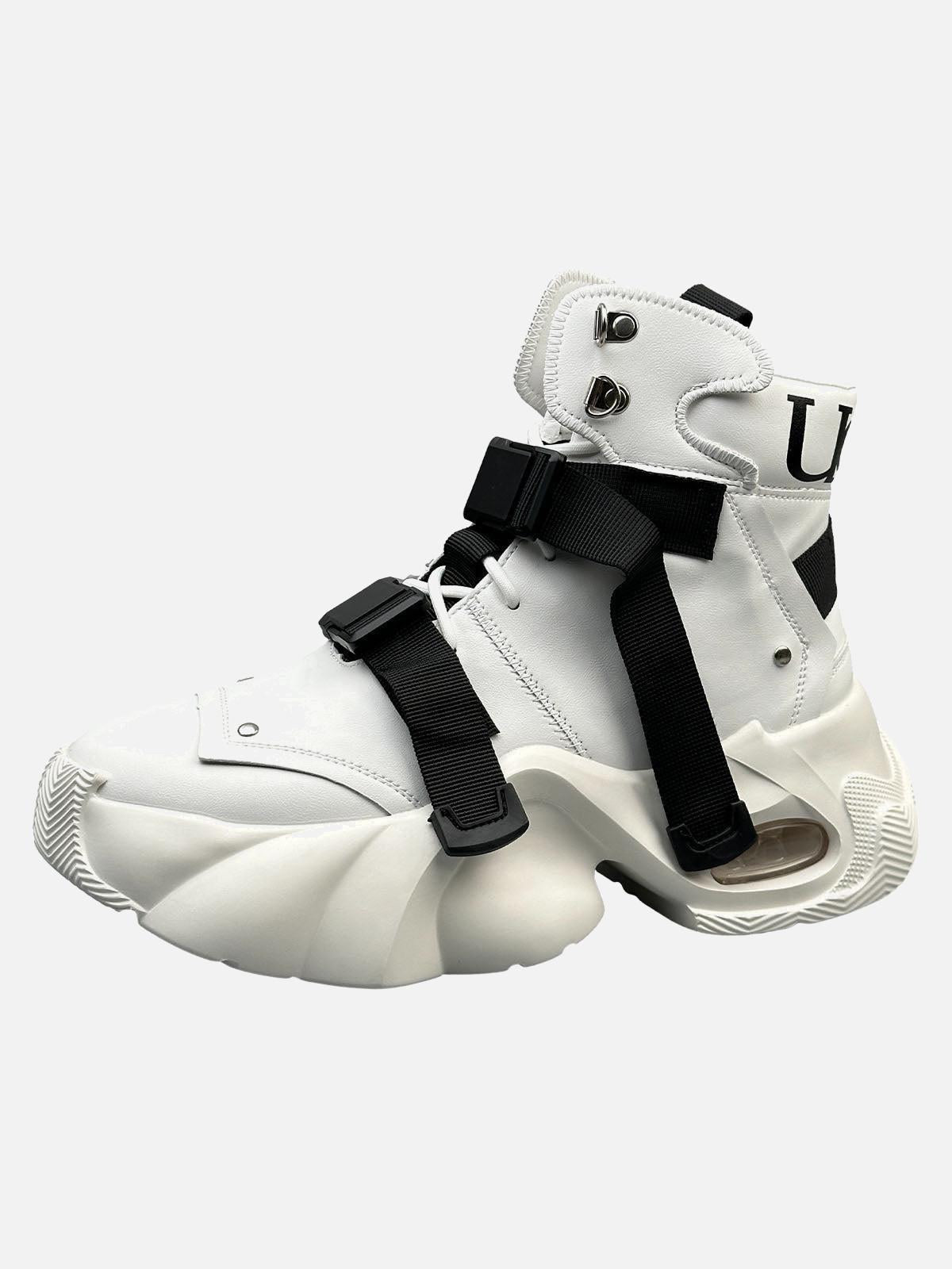 Concert Outfit Dual-Strap Stealth Runner Boots