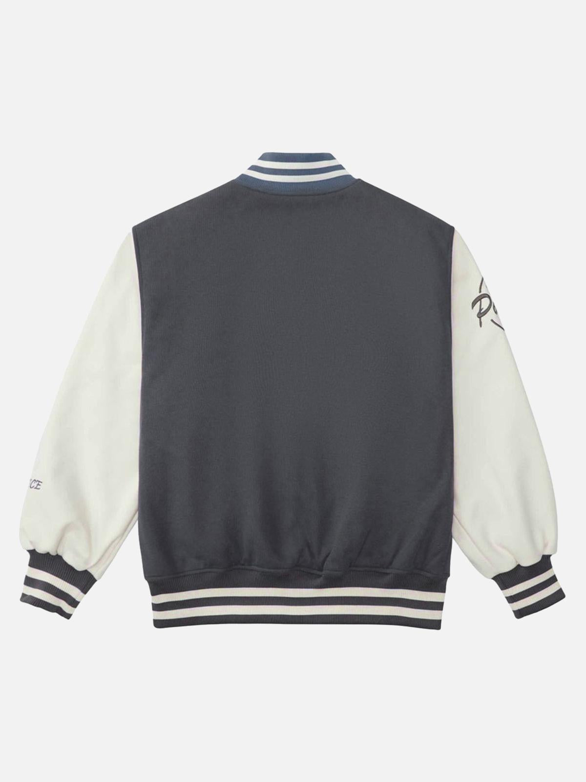 Concert Outfit Embroidered Baseball Bomber Jacket