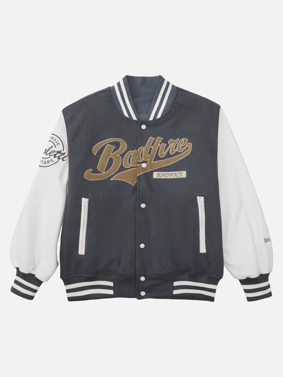 Concert Outfit Embroidered Baseball Bomber Jacket
