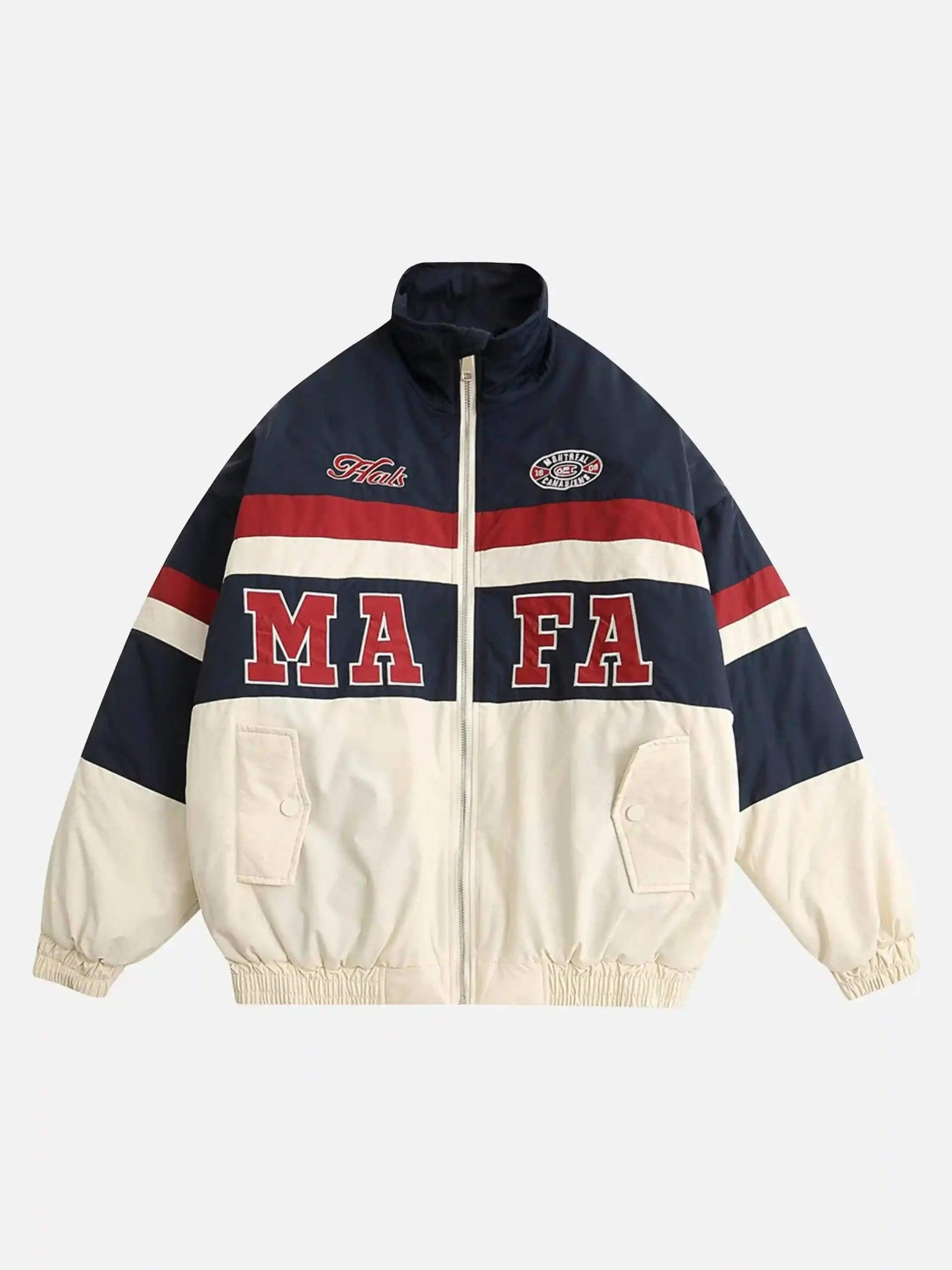 Concert Outfit Embroidered Letter Patch Cotton Jacket