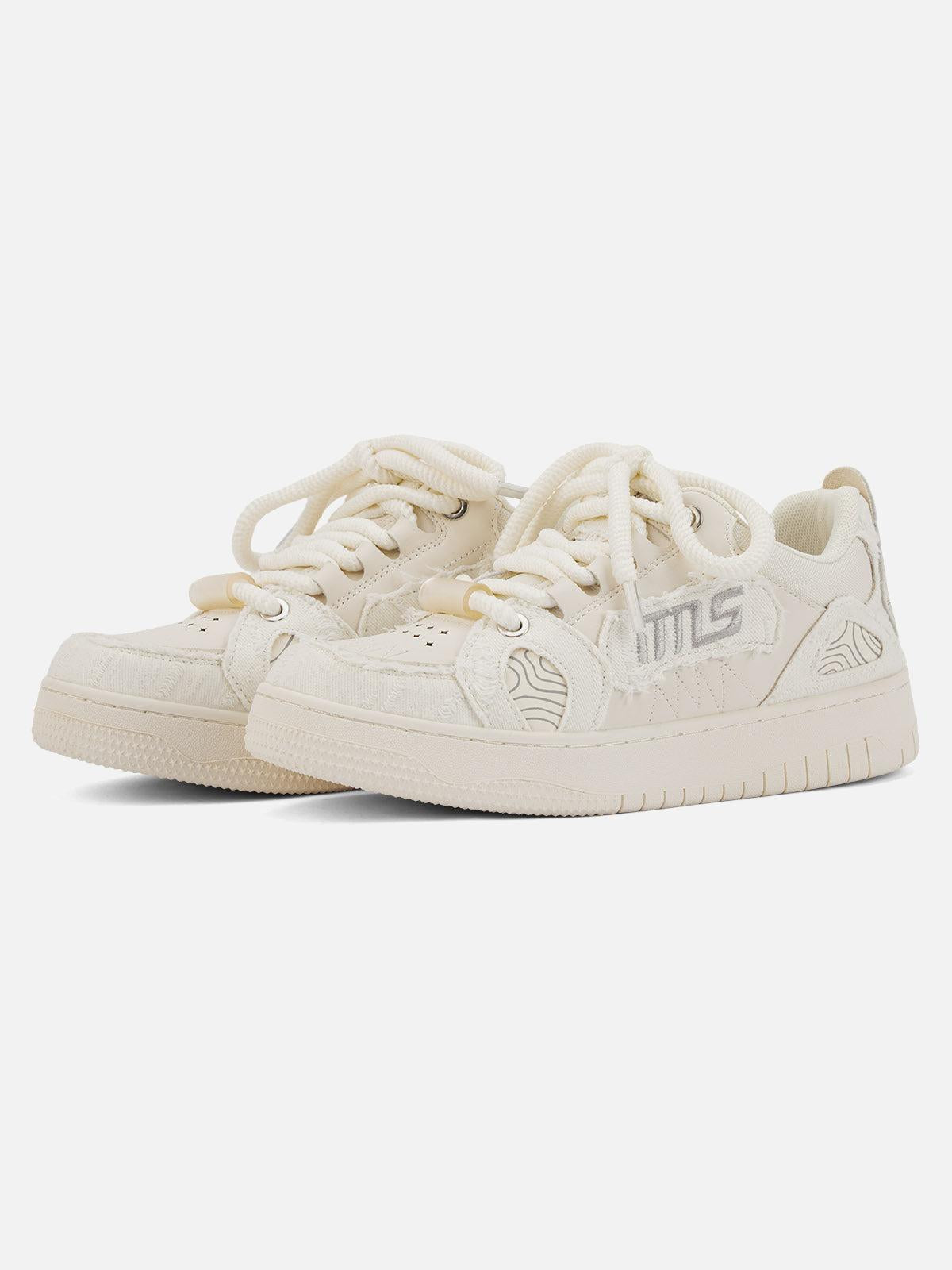 Concert Outfit Embroidered Letter Shoes