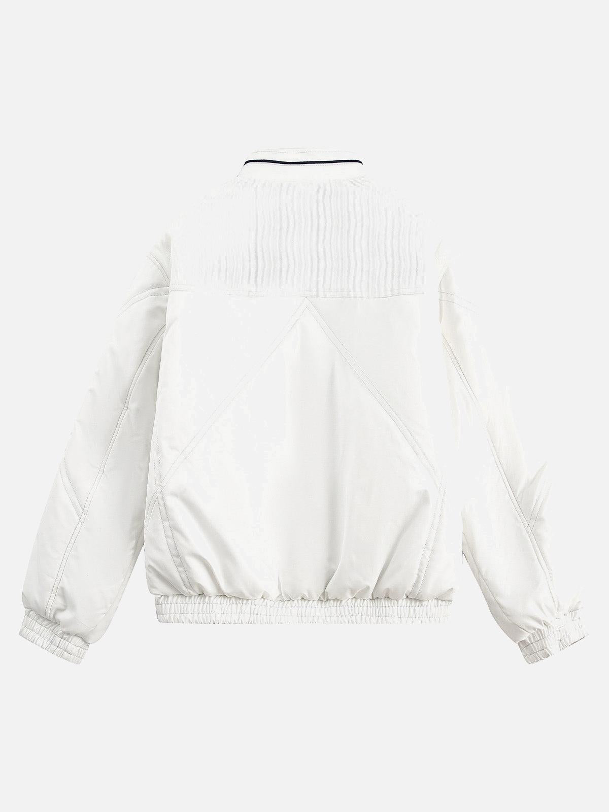Concert Outfit Embroidery Double-Ended Zipper Bomber Jacket